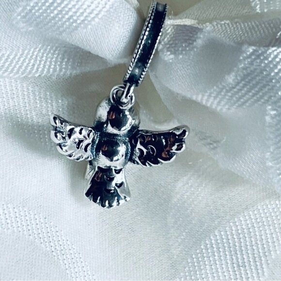 ⚡ NWOT Hedwig Owl Charm & Platform 9 3/4 & Hedwig Spinning Charm – Harry Potter - Picture 14 of 15